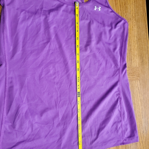 Under Armour Purple Tank Top Loose Fit - Used Excellent Condition - Picture 4 of 5